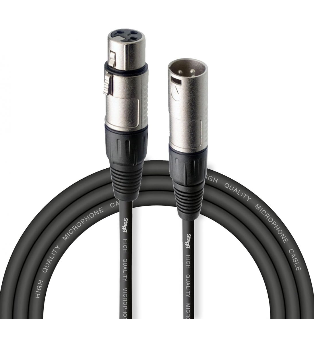 Cavo da microfono a mixer SMC6 da 3 metri XLR (m) -XLR (f), nero