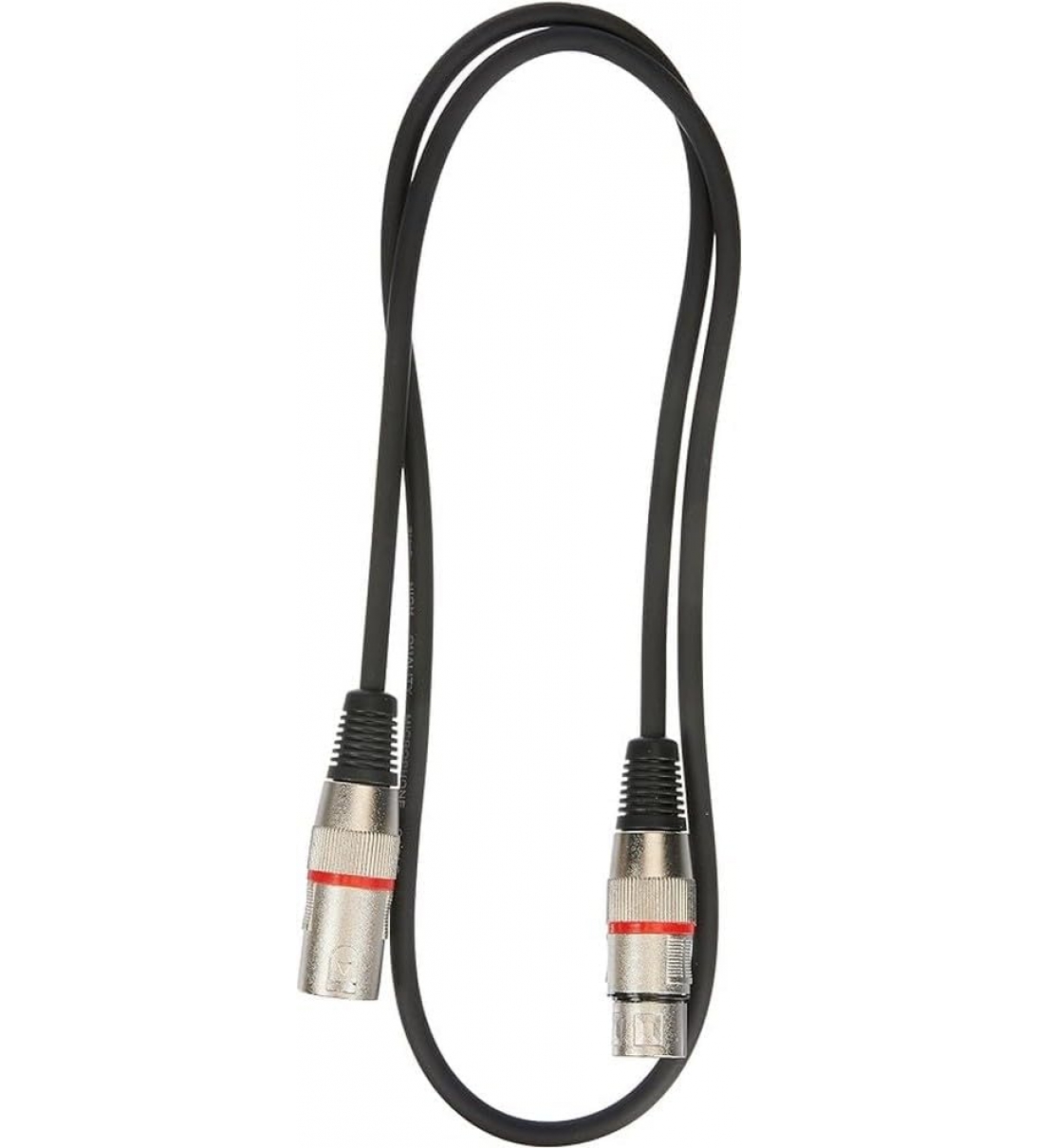Cavo, 1 m, XLRf a XLRm/ROS, Nero